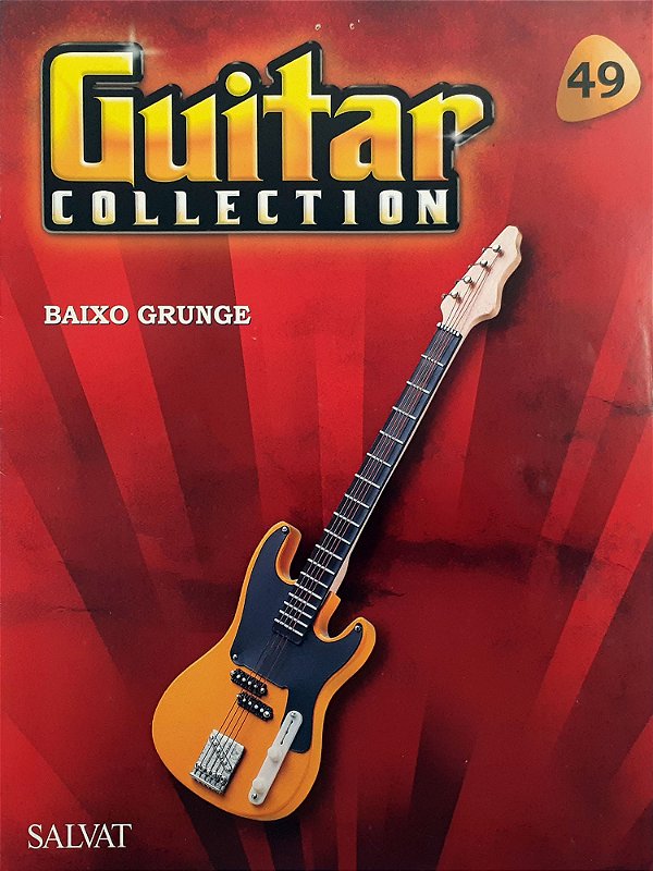 Miniatura Salvat Ed 49 - Baixo Fender Revista + Suporte - Hm