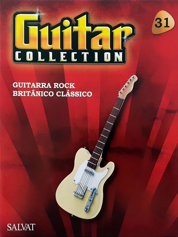 Miniatura Guitarra Salvat Ed 31 Fender Telecaster Revista Hm