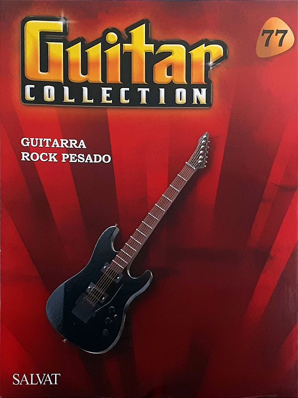 Miniatura Guitarra Salvat Ed. 77 Ibanez Revista Suporte - Hm