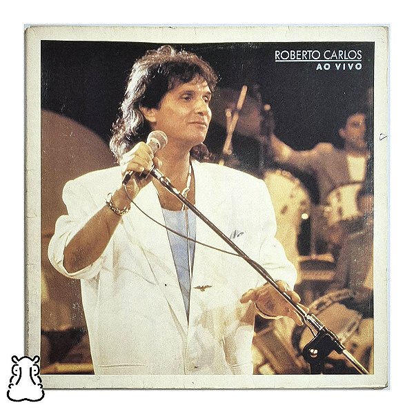 LP Roberto Carlos - Ao Vivo - 1988 - Disco de Vinil - Hm
