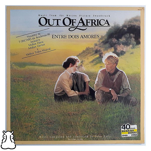 LP Trilha Filme Out of África Entre dois Amores Disco Vinil