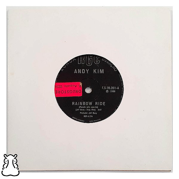 Compacto Andy Kim - Rainbow Ride / Ressurrection 1969 Vinil