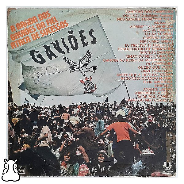 LP A Banda Dos Gaviões Da Fiel Ataca De Sucessos 1977 Vinil
