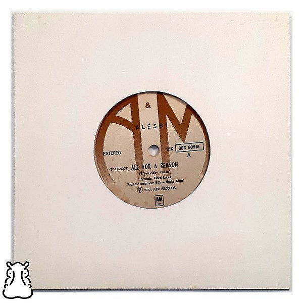 Compacto Alessi - All For a Reason 1977 Disco de Vinil - Hm