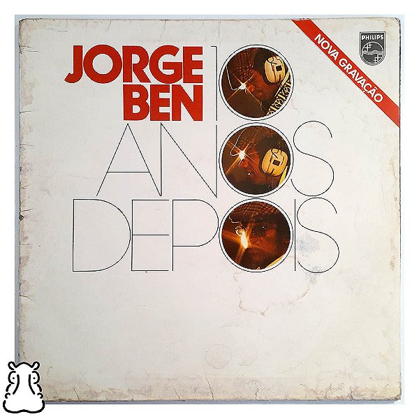 LP Jorge Ben - 10 anos depois - 1973 - Disco de Vinil - Hm