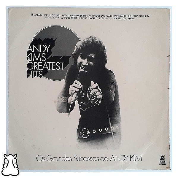 LP Grandes Sucessos de Andy Kim - 1975 - Disco de Vinil - Hm