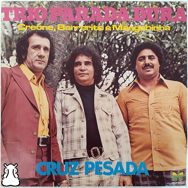 LP Trio Parada Dura - Cruz Pesada - 1991 - Disco Vinil - Hm