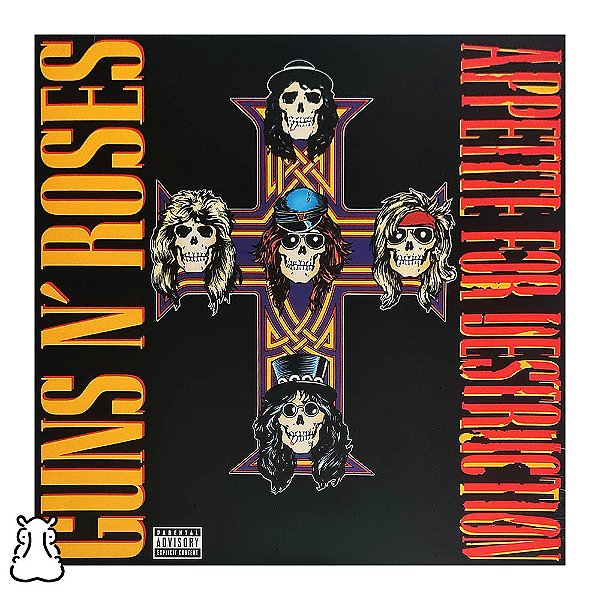 LP Guns N' Roses Appetite For Destruction - Vinil Novo - Hm