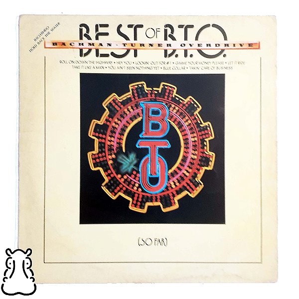 LP Bachman Turner Overdrive Best Of B.T.O. So Far 1977 Vinil