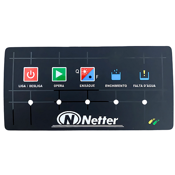 Adesivo Membrana Teclado Painel P/ Lava Louças Netter Nt100 E Nt210