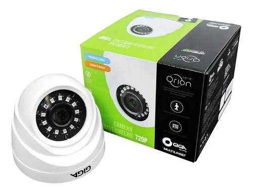 Câmera Segurança Dome Lente 3.2mm Hd 720p Ir 20m Giga Gs0017