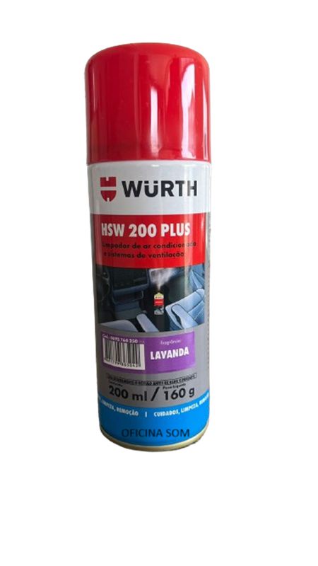 LIMPADOR AR CONDICIONADO WURTH HSW 200 GRANADA  HIGIENIZADOR