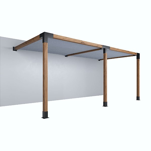 Pergofacil DoubleDeck 3x6m 4" Teto Branco