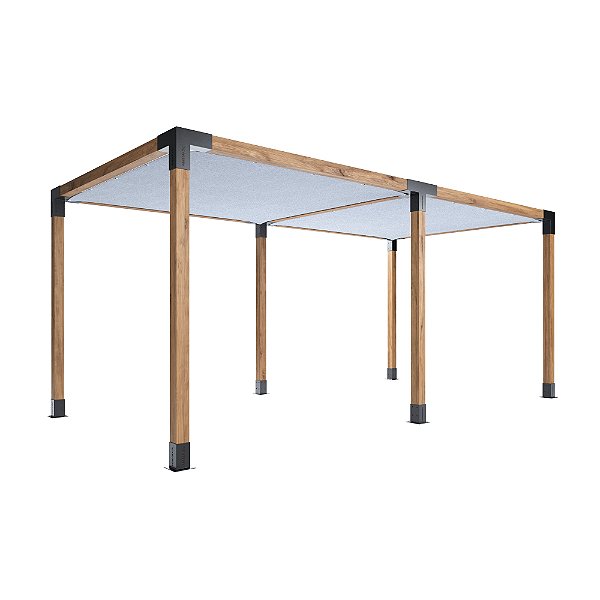 Pergofacil Gracefull 3x6m 4" Teto Branco