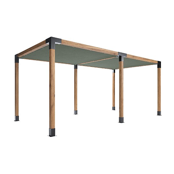 Pergofacil Gracefull 3x6m 4" Teto Musgo