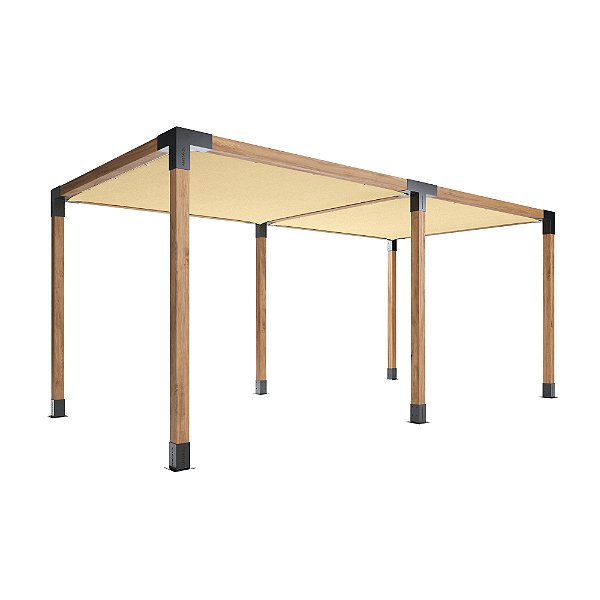 Pergofacil Gracefull 3x6m 4" Teto Areia