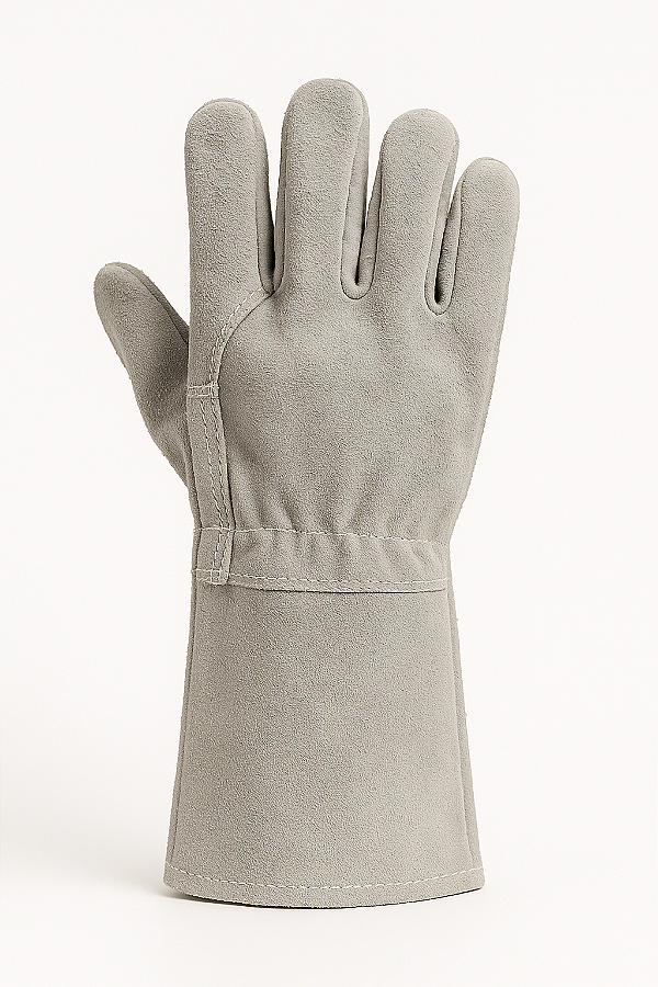 Luva de Raspa Reforçada com Punho de 20 CM