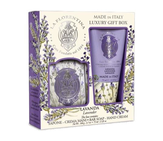 Kit Small Lavanda La Florentina Creme de Mãos + Sabonete