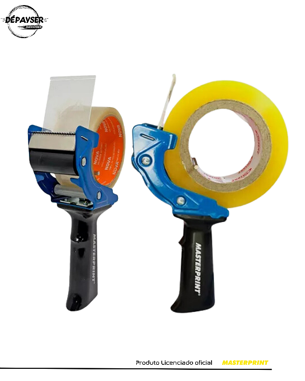 Suporte Aplicador para Fita Adesiva Lacradora Durex Larga 50mm x 150m