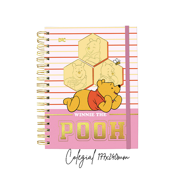 Caderno Inteligente Smart Ursinho Pool Colegial 17,7x24x3 cm