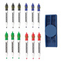 Kit Apagador para Quadro Branco com 12 Pincéis Recarregáveis – Praticidade e Durabilidade para Apagar Fácil