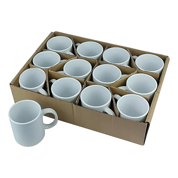 Caneca Cerâmica Para Personalizados Branca Sublimação 325ml Sublimática Masterprint