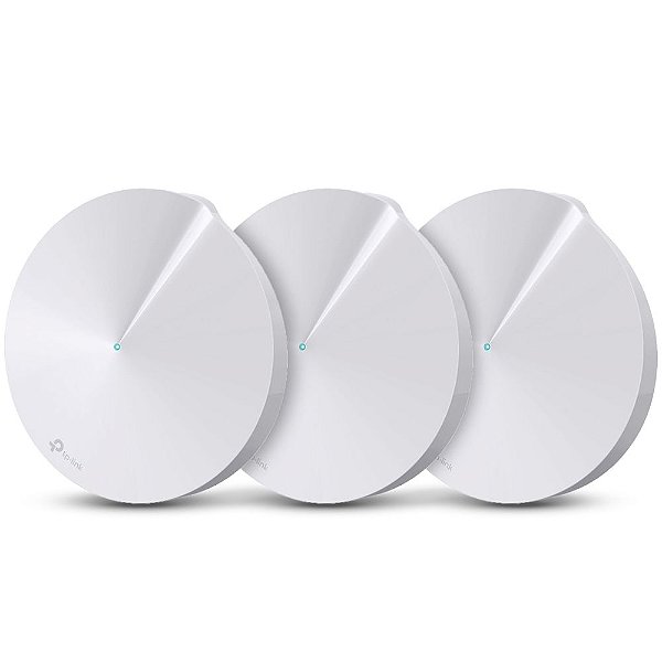 Roteador TP-Link Deco M5 AC1300 Wireless 400 Mbps (3 Pack) - Branco