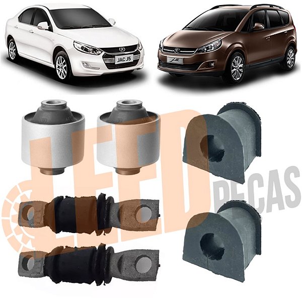 Kit Bucha Bandeja Barra Estabilizadora Jac J5 J6