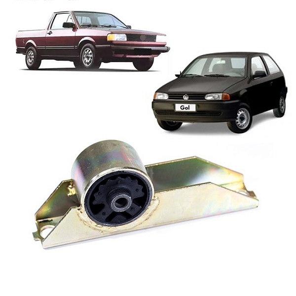 Calço Coxim Traseiro Câmbio Gol 1.3 1.6 Saveiro 1980 1981 1982 1983 1984 1985 1986 Refrigeração Ar