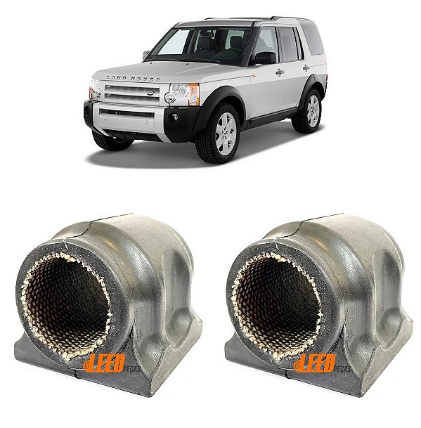 Kit Par 2 Bucha Barra Estabilizadora Traseira Land Rover Sport 2005 2006 2007 2008 2009 2010 2011 2012 2013 Dianteira Discovery 3 2005 2006 2007 2008 2009 Discovery 4