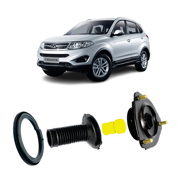 Kit Coxim Amortecedor Dianteiro Chery Tiggo 2010 2011 2012 2013 2014 2015