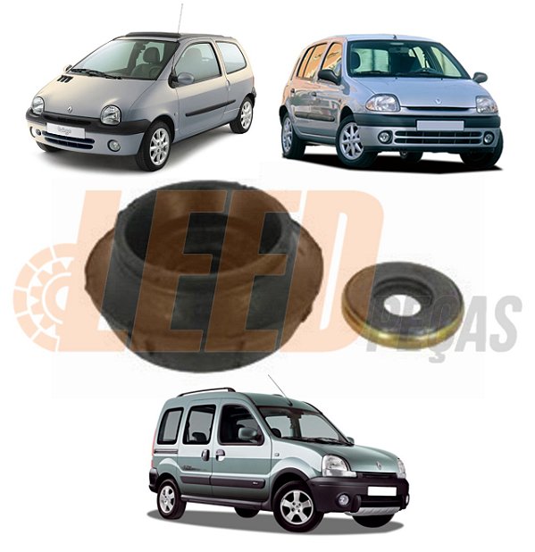 Kit Coxim Rolamento Amortecedor Dianteiro Clio Twingo Kangoo