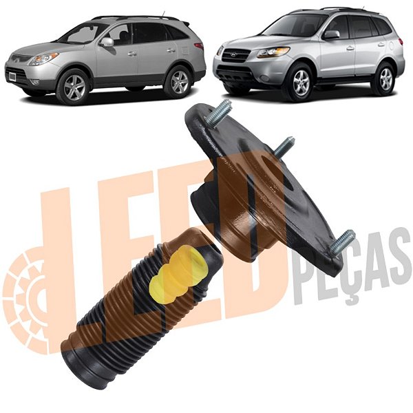 Kit Coifa Batente Coxim Amortecedor Dianteiro Hyundai Santa Fé  2.7 2006 2007 2008 2009 2010 2011 Vera Cruz 2007 2008 2009 2010 2011 2012
