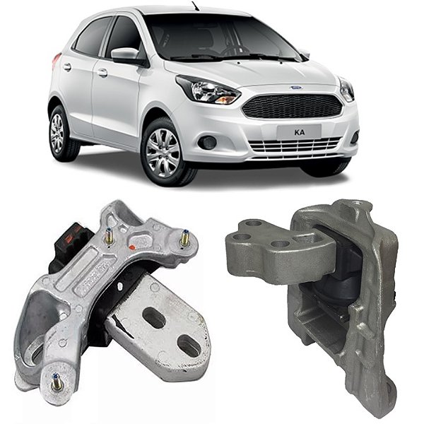Kit Coxim Direito Esquerdo Motor New Ka 1.0 2016 2017 2018