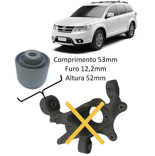 Bucha Maior Manga Eixo Traseiro Fiat Freemont 2011 2012 2013 2014 2015 2016