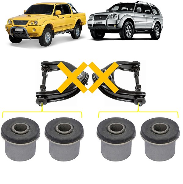BUCHA BAND.SUP.SUSP.DIANT. MITSUBISHI L200 2003/...PAJERO SPORT/PAJERO GLS FULL 01/...