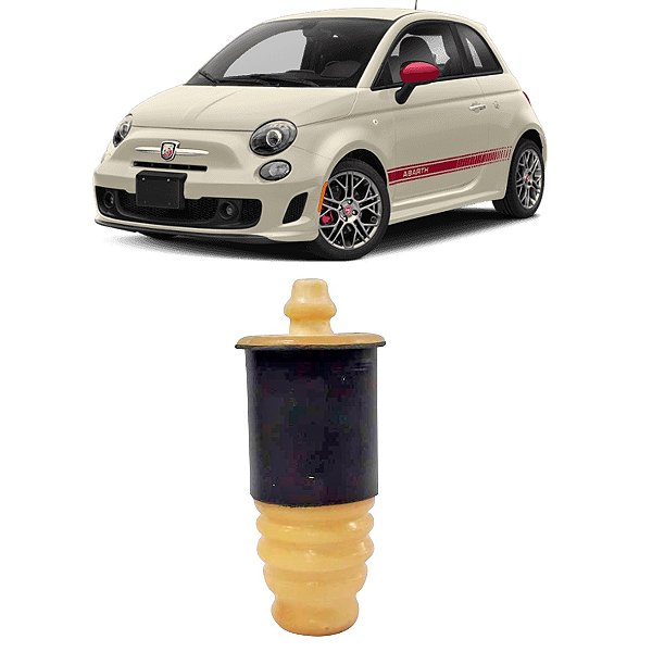 Batente Amortecedor Traseiro Fiat 500 Cinquecento Mexicano 2012 2013 2014 2015