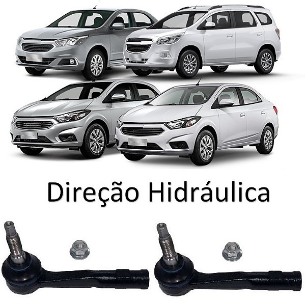 Kit Terminal Direção Onix Cobalt Prisma Sonic Spin Hidráulica