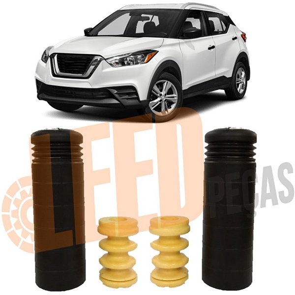 Kit Coifa Batente Amortecedor Traseiro Nissan Kicks 2017 2018 2019