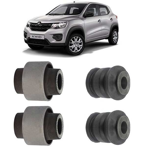 Kit Bucha Bandeja Suspensão Dianteira Renault Kwid 2017 2018 2019 2020