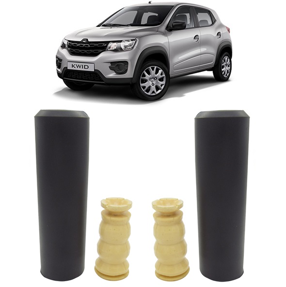 Kit Coifa Batente Amortecedor Traseiro Kwid 2017 2018 2019 2020