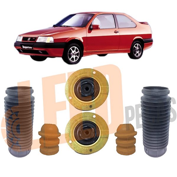 Kit Coxim Amortecedor Traseiro Tempra 1991 1992 1993 1994 1995 1996 1997 1998 1999