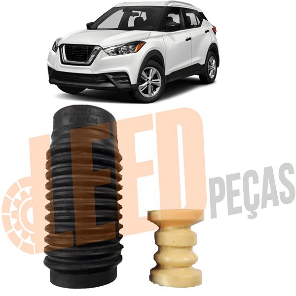 Kit Coifa Batente Amortecedor Dianteiro Nissan Kicks 2017 2018 2019