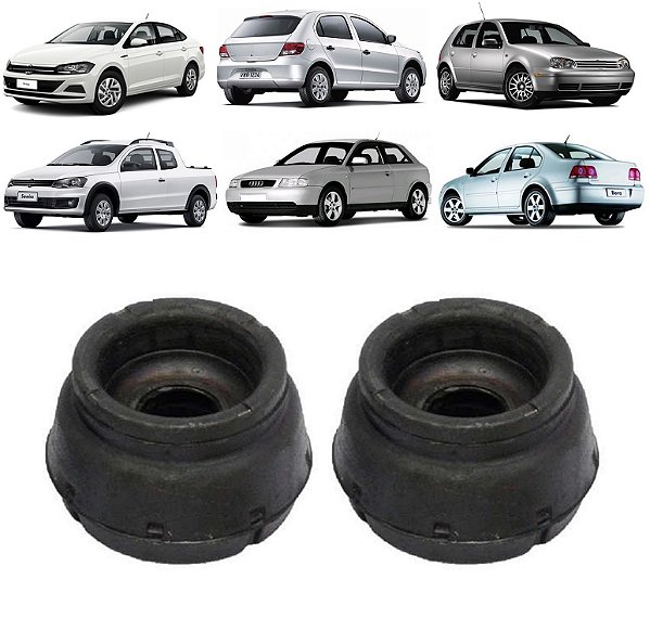 Kit Coxim Amortecedor Gol G5 G6 G7 Audi A1 A3 Bora Golf New Beetle Polo Saveiro Up! Virtus Voyage