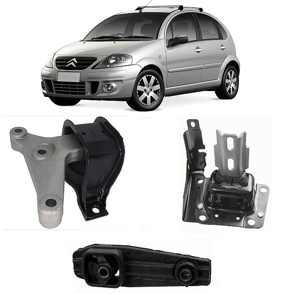Kit Coxim Direito Esquerdo Central Citroen C3
