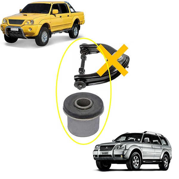 Bucha Bandeja Superior Suspensao Dianteira Mitsubishi L200 Pajero Sport Pajero GLS Full