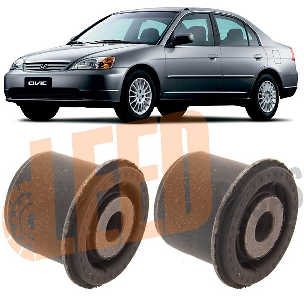 Kit Bucha Menor Braço Inferior Eixo Traseiro Civic 2002 2003 2004 2005 2006