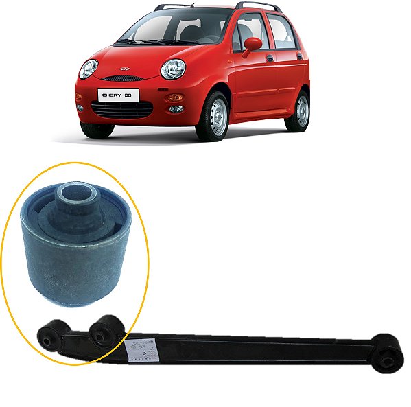 Bucha Menor Braço Suspensão Traseira Chery Qq 2011 2012 2013 2014 2015 2016 2017 2018 2019