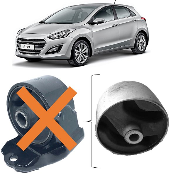 Bucha Refil Coxim Motor Frontal Hyundai I30 1.6 2007 2008 2009 2010 2011 2012