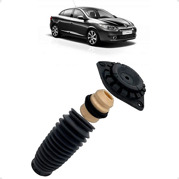 Kit Batente Coxim Amortecedor Dianteiro Renault Fluence 2012 2013 2014 2015 2016 2017 Sem Rolamento